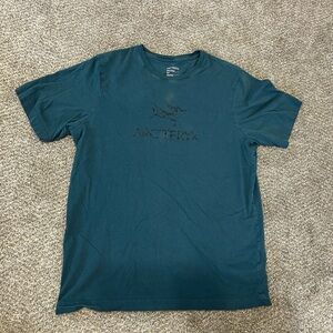 Arc'teryx Men's Deep Teal Short Sleeve Tee